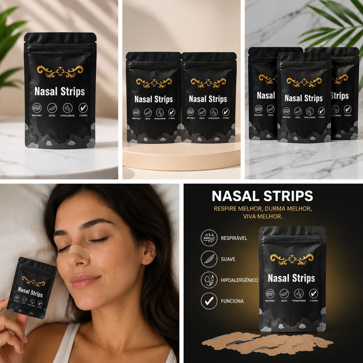 Adesivo Nasal Antirronco