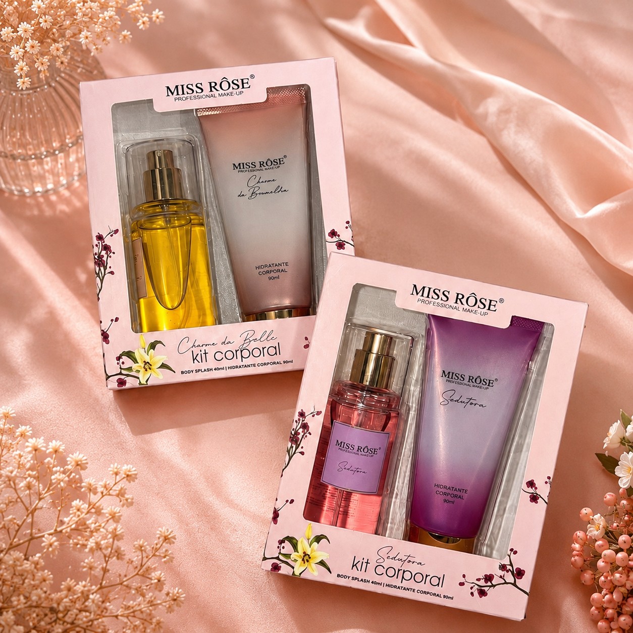 Kit Perfume + Creme Miss Rôse