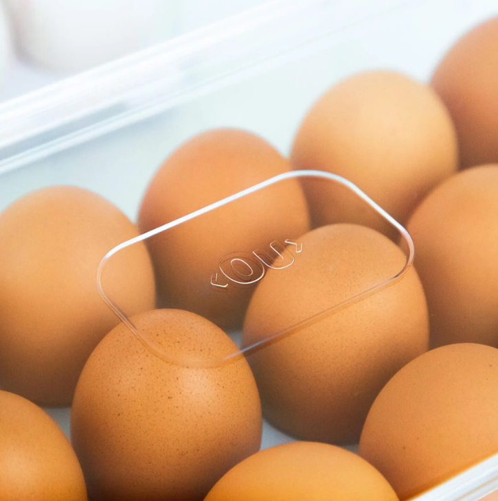 ORGANIZADOR DE OVOS 18UN - CLEAR FRESH - OU