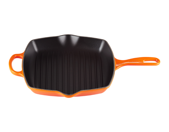 GRELHA QUADRADA 26CM Laranja Le Creuset