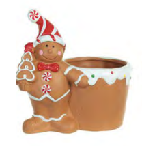 NATAL  VASO DECORATIVO BEGE COLORIDO