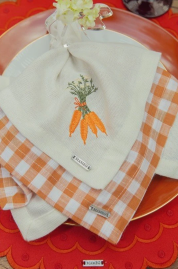 GUARDANAPO LINHÃO SWEET CARROT MAMEG