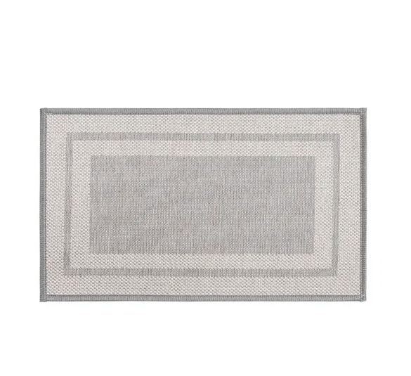 TAPETE SENSE JACQUARD GEO GRAFITE 45cm x 75cm