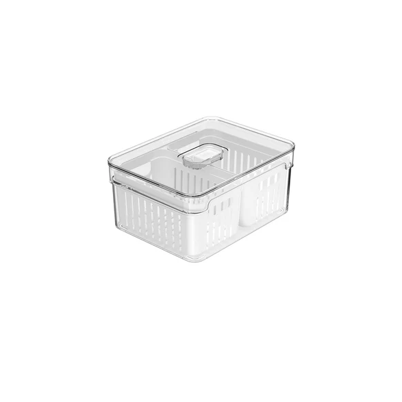 ORGANIZADOR GELADEIRA 2,2L COM 2 CESTOS - CLEAR FRESH - OU