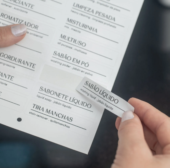 ETIQUETAS ADESIVAS PARA LAVANDERIA - OU