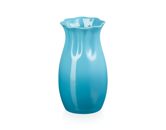 VASO 16CM FLOWER Azul Caribe Le Creuset