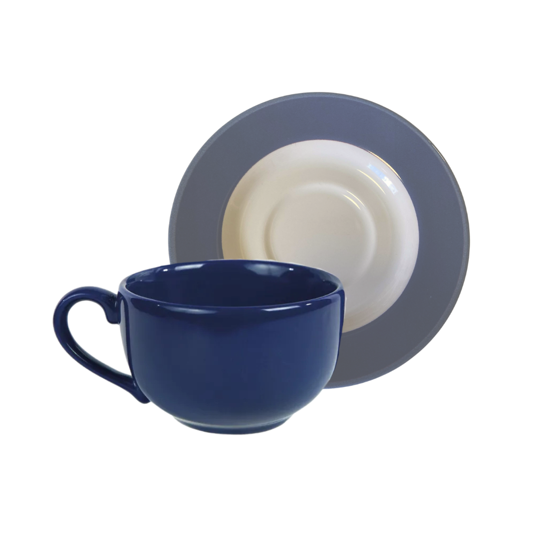 XÍCARA DE CHÁ C/ PIRES CLASSICA AZUL