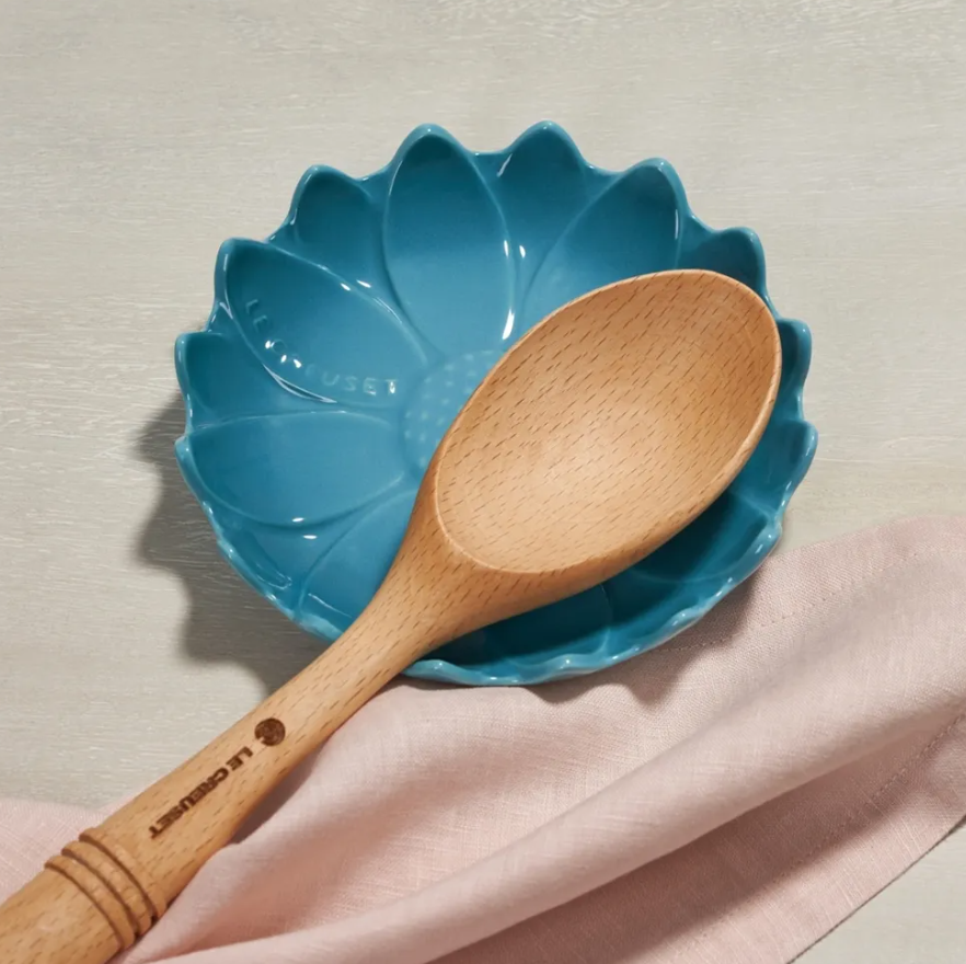 DESCANSO P/ COLHER SUNFLOWER Azul Caribe Le Creuset