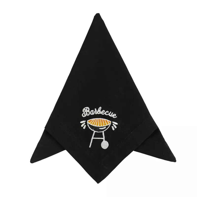 GUARDANAPO PRETO BARBECUE
