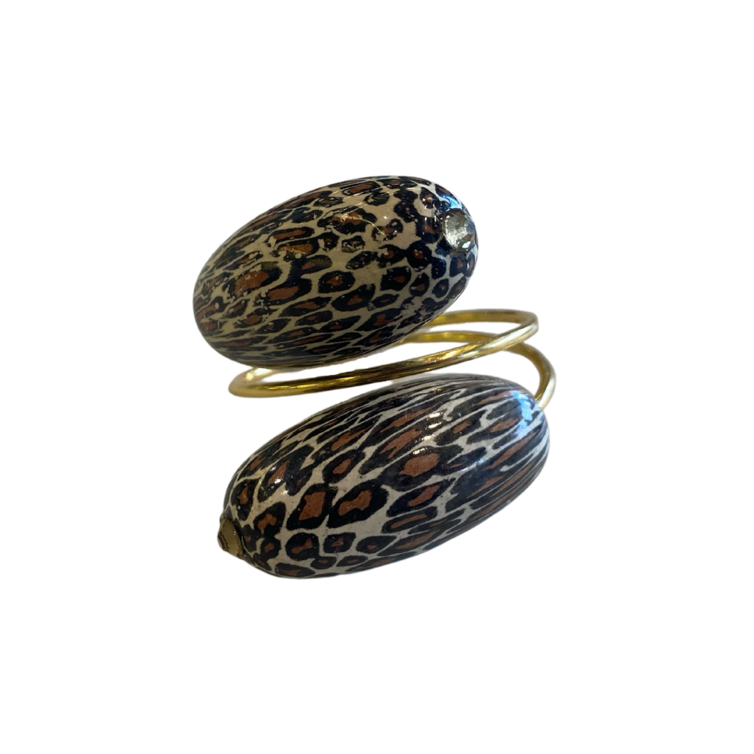 PORTA GUARDANAPO ARTESANAL ANIMAL PRINT