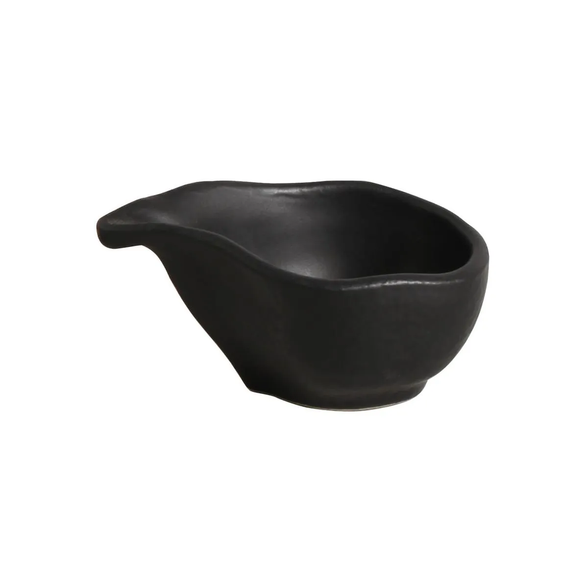 JOGO 6 MINI MOLHEIRAS ORGÂNICO PRETO MATTE