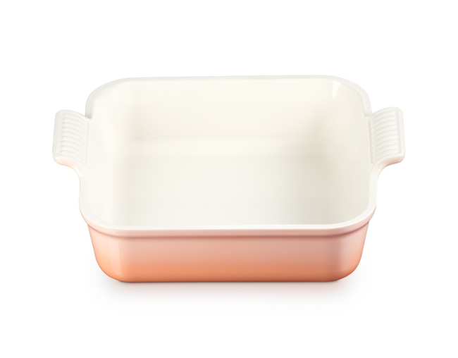 TRAVESSA QUADRADA 23CM HERITAGE Peche Le Creuset