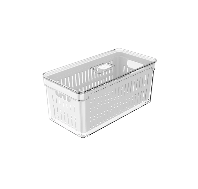 ORGANIZADOR DE GELADEIRA COM CESTO 5L - CLEAR FRESH - OU