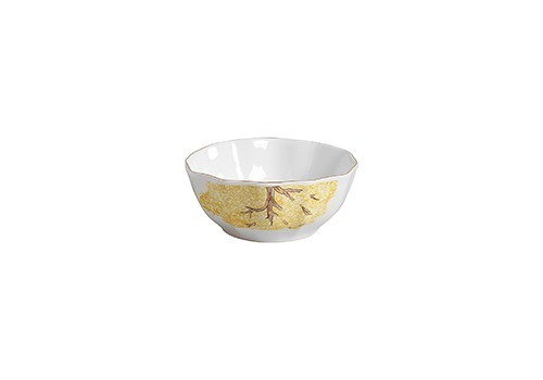 JOGO 6 BOWLS C/ FILETE DE OURO YPÊ AMARELO