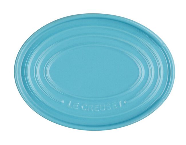 DESCANSO OVAL PARA  COLHER 16CM Azul Caribe Le Creuset