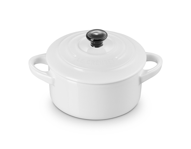 MINI COCOTTE 250ML (PEG PRETO) White Le Creuset