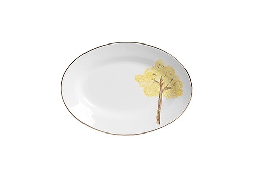 TRAVESSA PEQUENA C/ FILETE DE OURO YPÊ AMARELO
