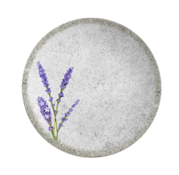 JG C/2 PRATOS DE  SOBREMESA PRIMAVERA LILAS