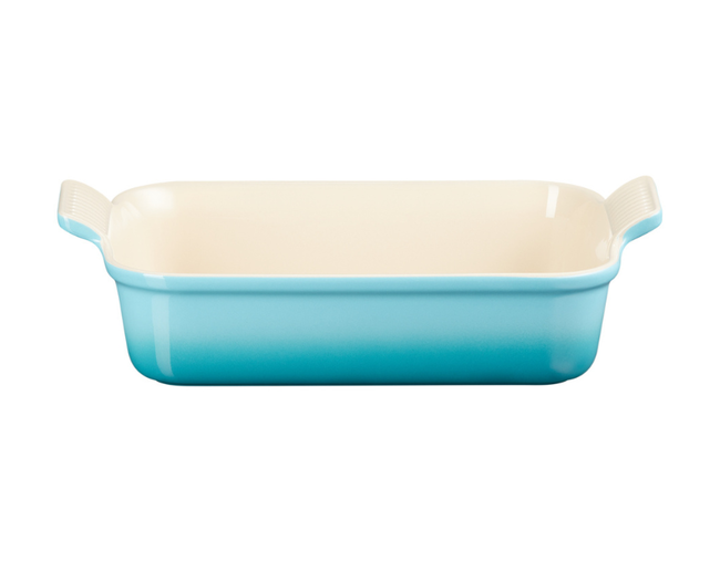 TRAVESSA 32CM HERITAGE Azul Caribe Le Creuset