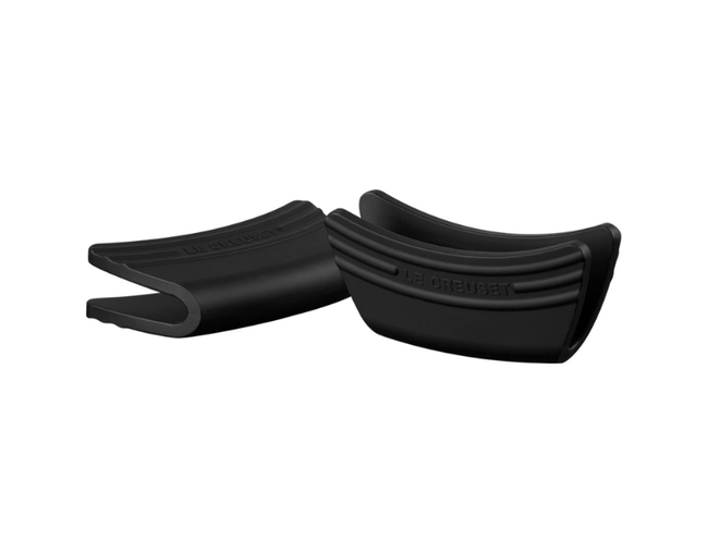 SET 2 PEGADORES DE SILICONE Black Onyx Le Creuset