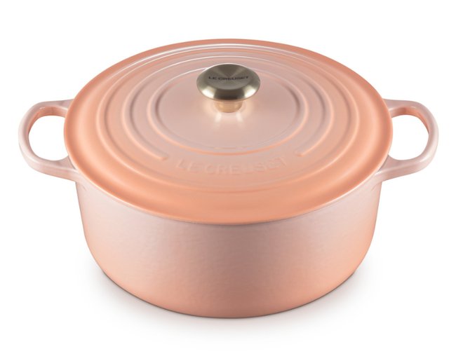 PANELA REDONDA 24CM (PEG DOURADO) Peche Le Creuset