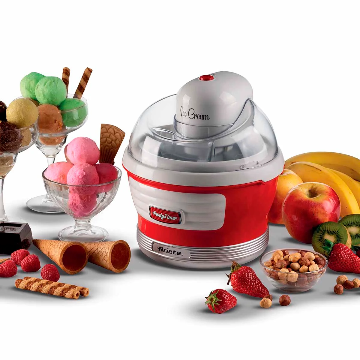 SORVETEIRA PARTY TIME VERMELHA 220V - ARIETE