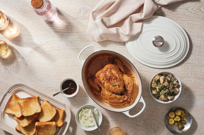 PANELA OVAL 31CM (PEG DOURADO) White Le Creuset