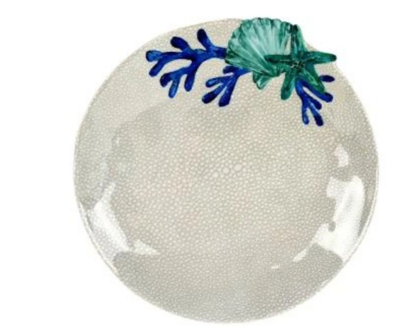 PRATO RASO MELAMINE ESTRELA DO MAR