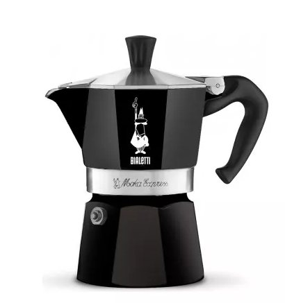 CAFETEIRA MOKA 3 XÍC PRETA BIALETTI