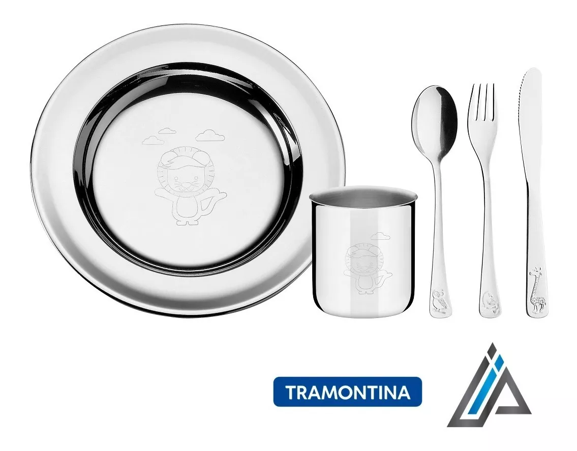 JOGO 5PÇS INOX BABY FRIENDS - TRAMONTINA
