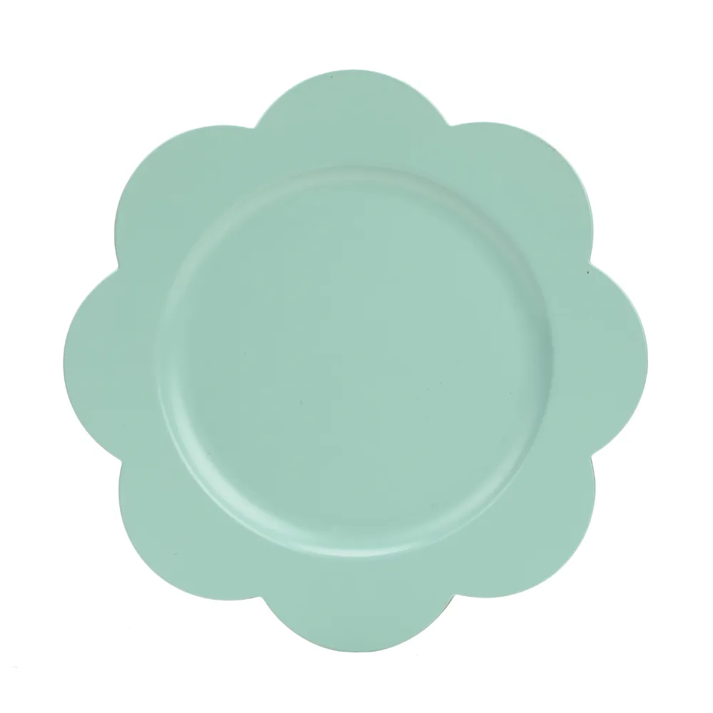 SOUSPLAT COM BORDA FLORAL AZUL