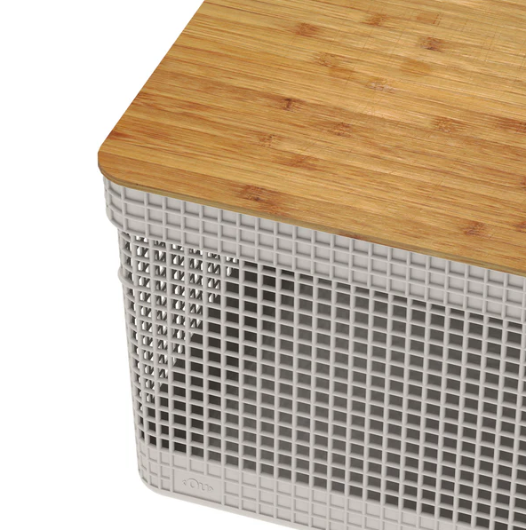 CESTO ORGANIZADOR 20L BEGE - GRID - OU
