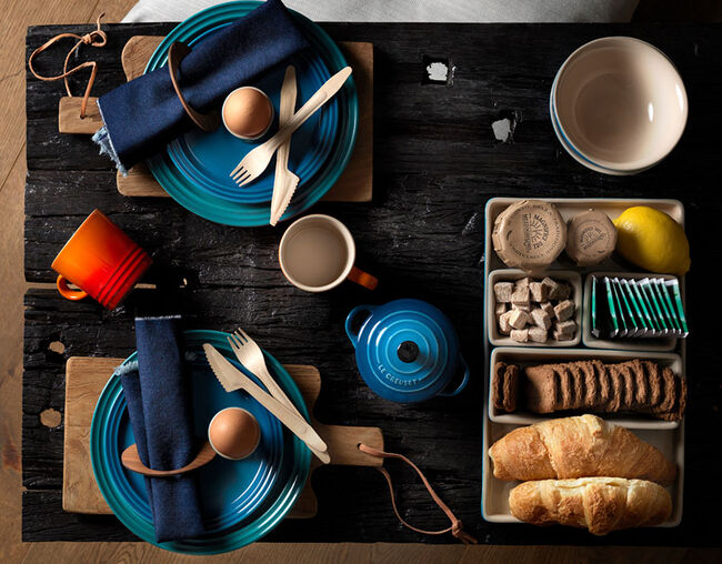 PRATO RASO 27CM VANCOUVER Azul Caribe Le Creuset