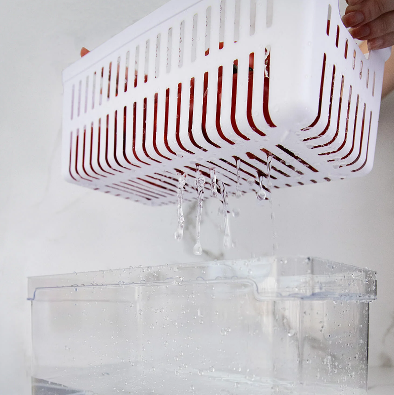 ORGANIZADOR DE GELADEIRA COM CESTO 5L - CLEAR FRESH - OU