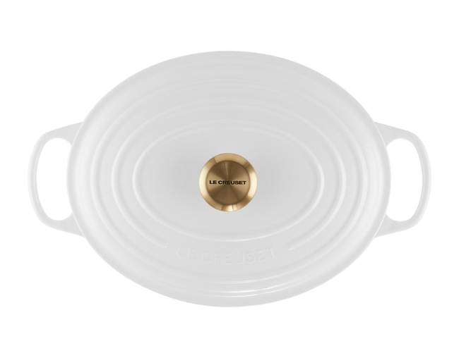 PANELA OVAL 31CM (PEG DOURADO) White Le Creuset