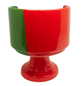 PORTA PANETONE C/PÉ NATAL CLASSIC