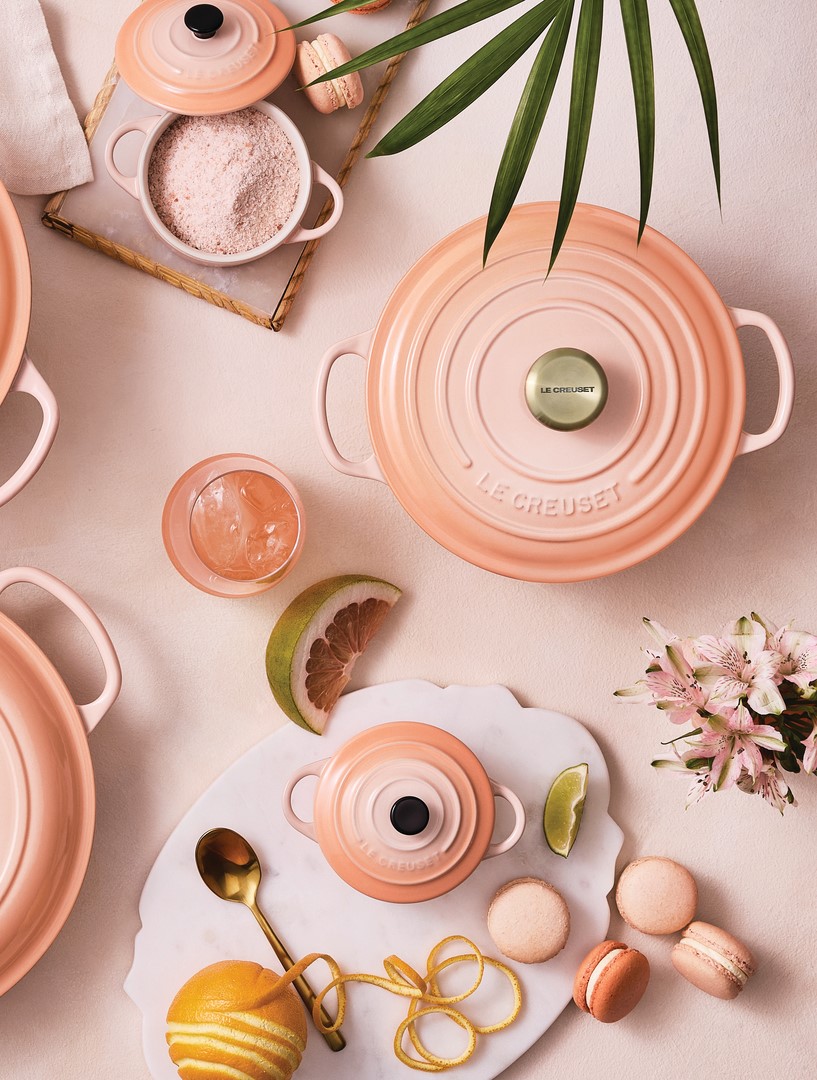 PANELA REDONDA 24CM (PEG DOURADO) Peche Le Creuset