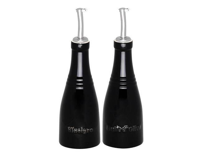SET AZEITE E VINAGRE Black Onyx Le Creuset