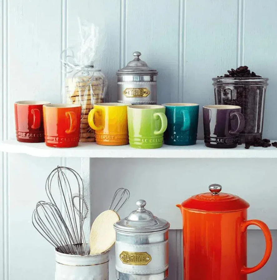 JOGO 6 CANECAS 100ML LONDON GIFT COLLECTION Le Creuset