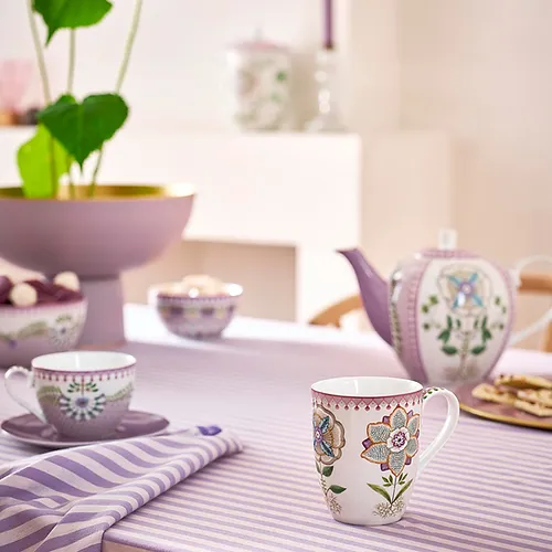 CANECA GRANDE OFF WHITE LILY&LOTUS - PIP STUDIO