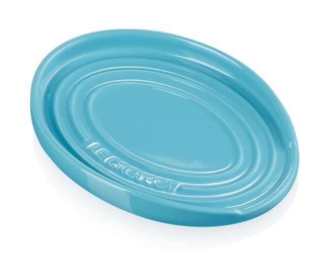 DESCANSO OVAL PARA  COLHER 16CM Azul Caribe Le Creuset