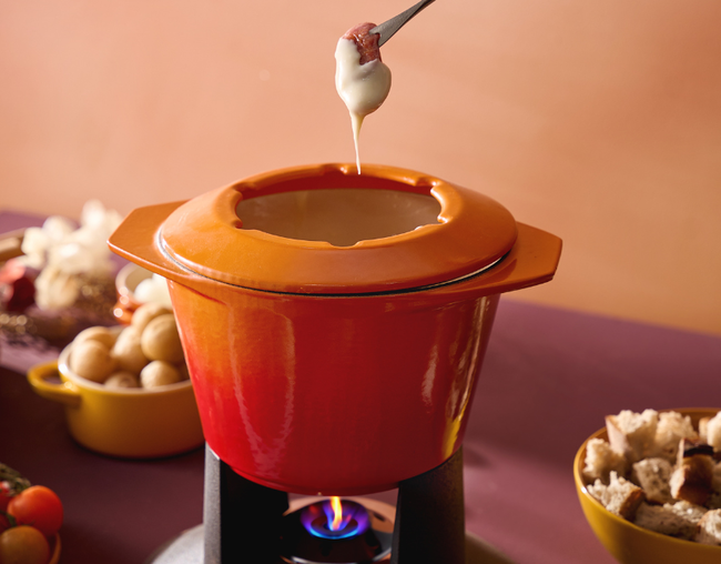 APARELHO DE FONDUE GOURMAND Laranja Le Creuset