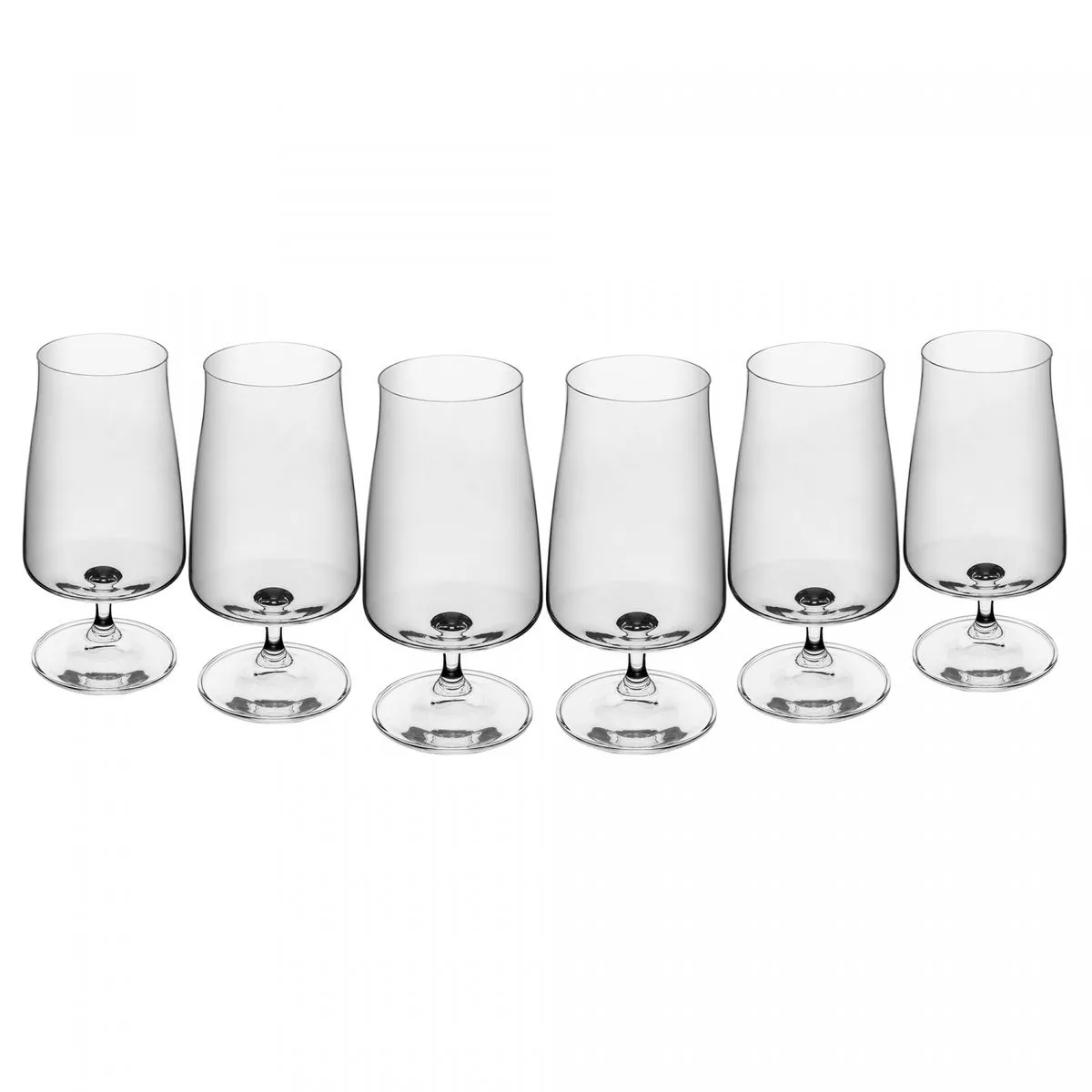 JOGO 6 TAÇAS CERVEJA DE CRISTAL ECOLOGICO ALEX 380ML