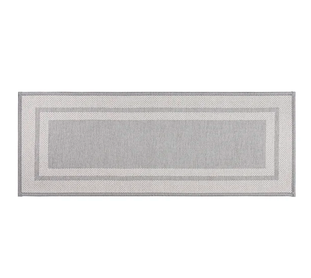 TAPETE SENSE JACQUARD GEO GRAFITE 45cm x 120cm