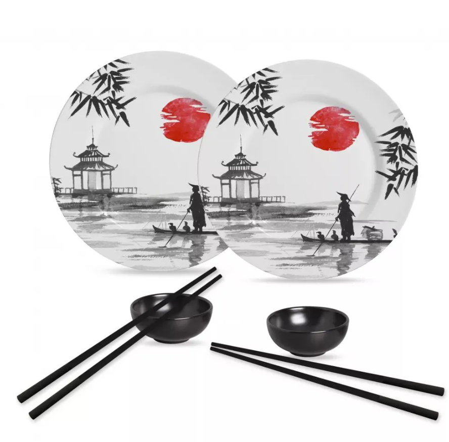 JOGO P/ 2 PESSOAS COMIDA JAPONESA