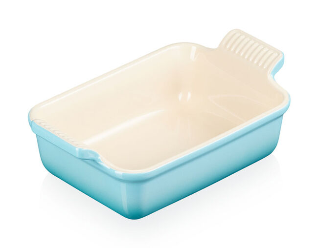 TRAVESSA 32CM HERITAGE Azul Caribe Le Creuset