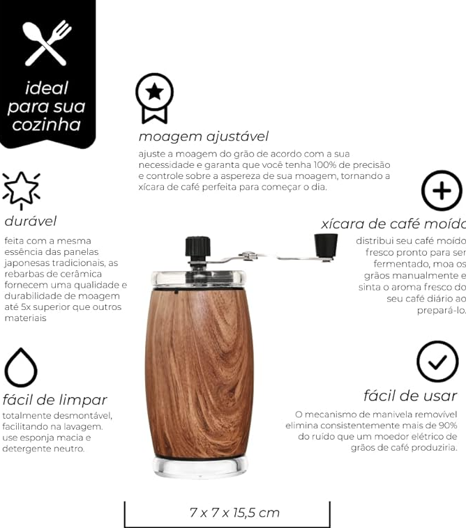 MOEDOR DE CAFÉ MANUAL