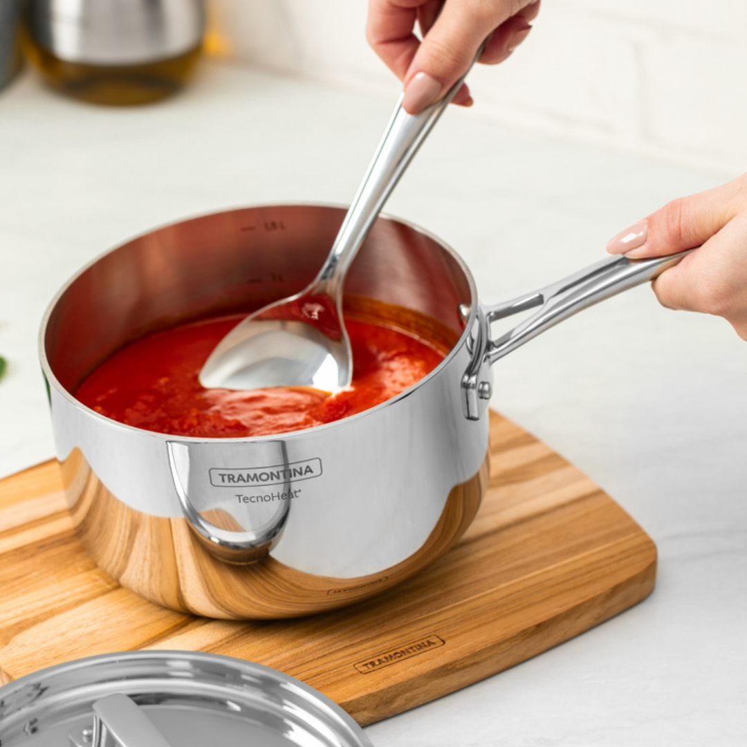 PANELA AÇO INOX C/CABO GRANO 18cm - TRAMONTINA