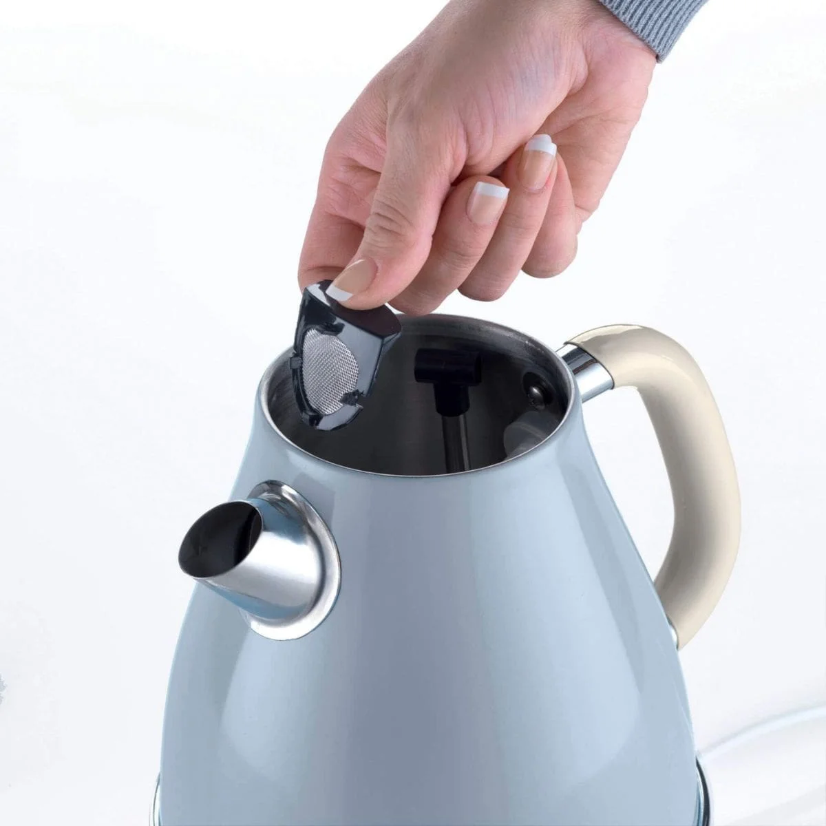 CHALEIRA ELÉTRICA AZUL VINTAGE 220V - ARIETE