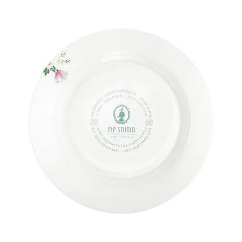 PRATO DE SOBREMESA CAQUI BLUSHING BIRDS - PIP STUDIO